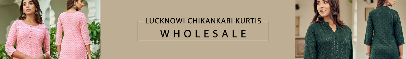 Wholesale Lucknowi Chikankari Kurtis Wholesale